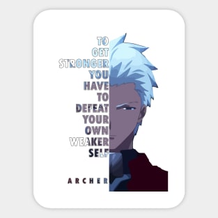 Archer Fate Quote Sticker